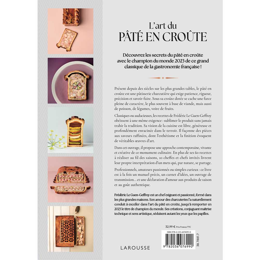 Livre l'art du Pâté en Croûte - LAROUSSE