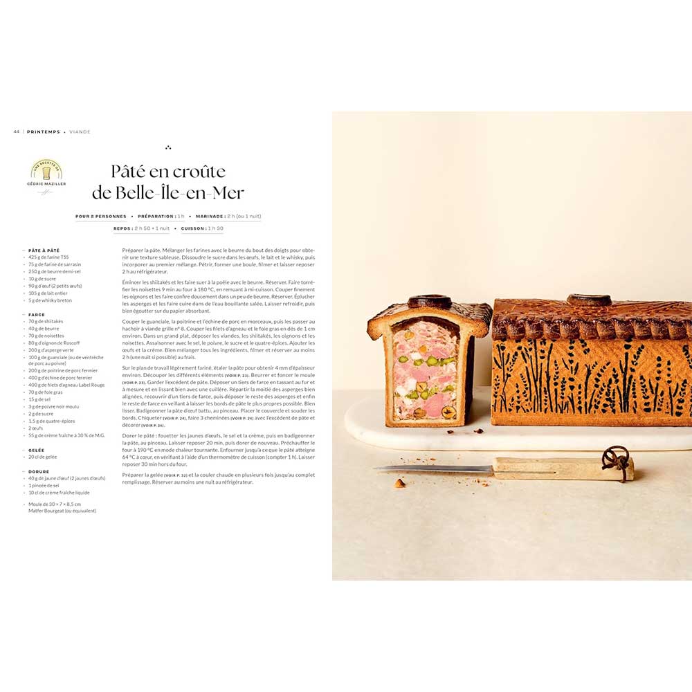 Recette du livre L'art du Pâté en Croûte Chef Frédéric Le Guen-Geffroy - LAROUSSE