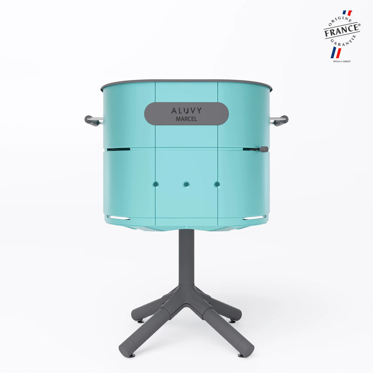 Barbecue au charbon MARCEL coloris lagon - ALUVY