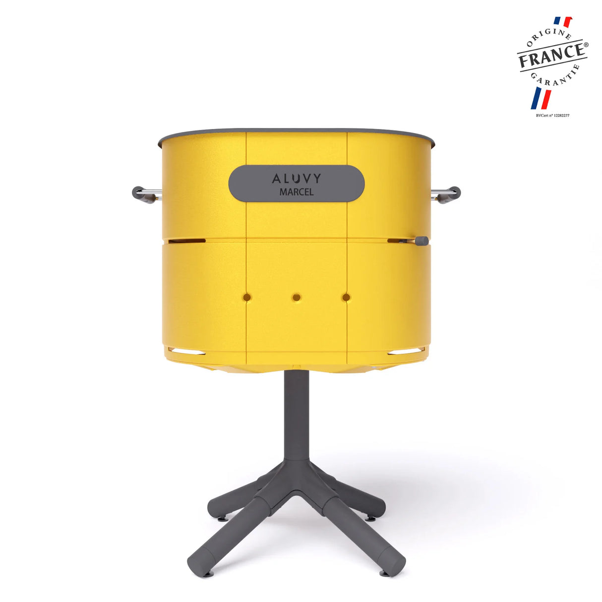 Barbecue au charbon MARCEL coloris sunflower - ALUVY