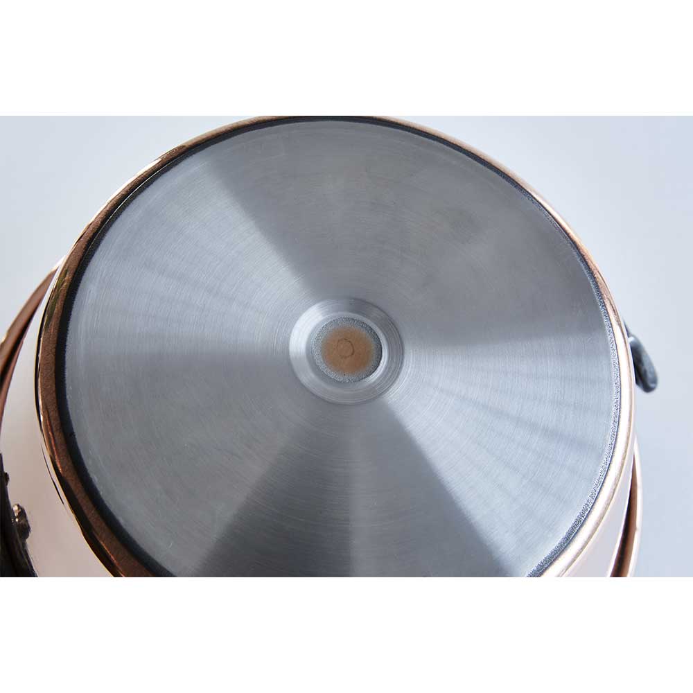 Bassine à Confiture en Cuivre massif lisse - Tous feux - BAUMALU sirop caramel