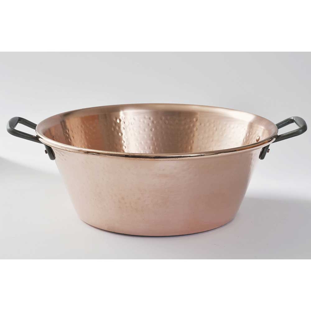 Bassine à Confiture en Cuivre martelé - BAUMALU en promo