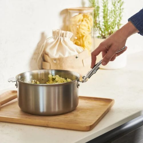 Batterie de 3 pièces ALCHIMY LOQY DE BUYER utilisée pour la cuisson avec poignée amovible
