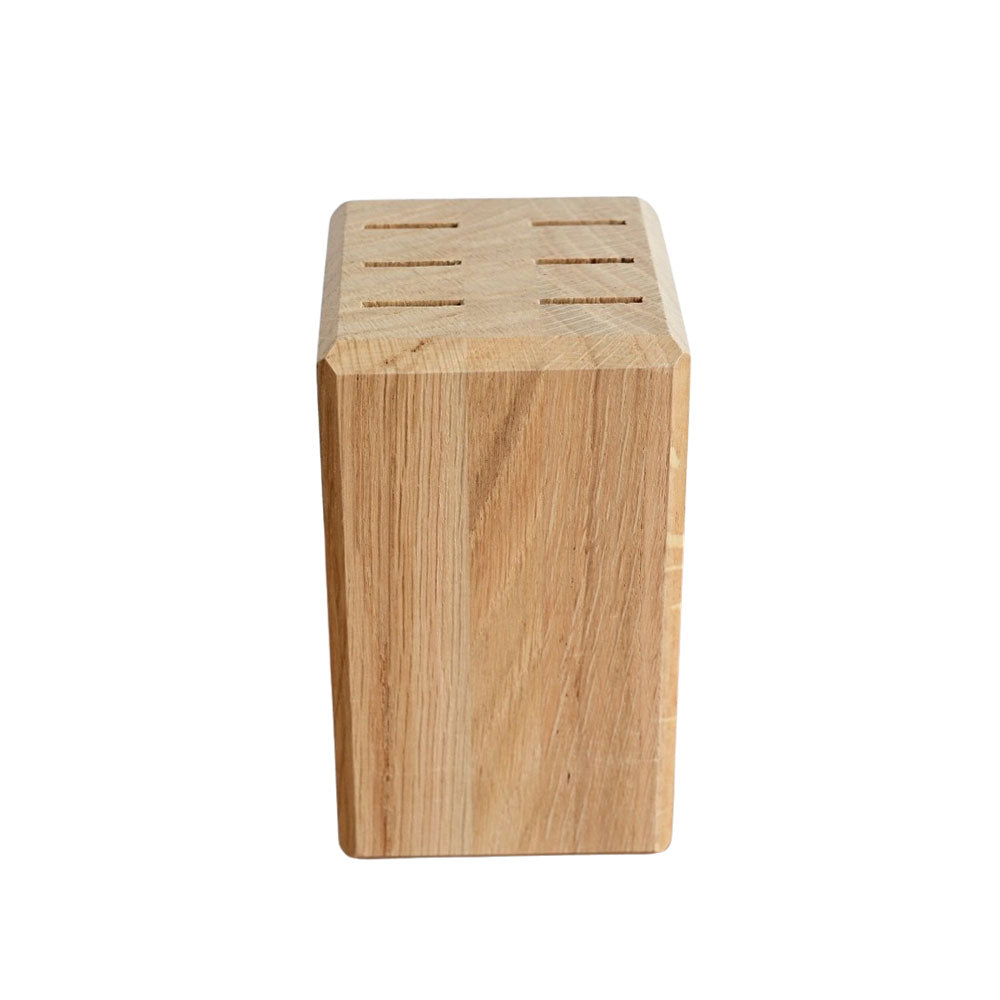 Bloc 6 couteaux Chêne massif