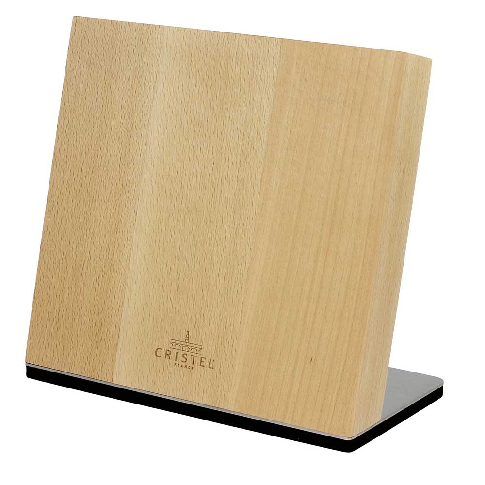 Bloc 8 Couteaux Aimanté - Hêtre massif - CRISTEL bois