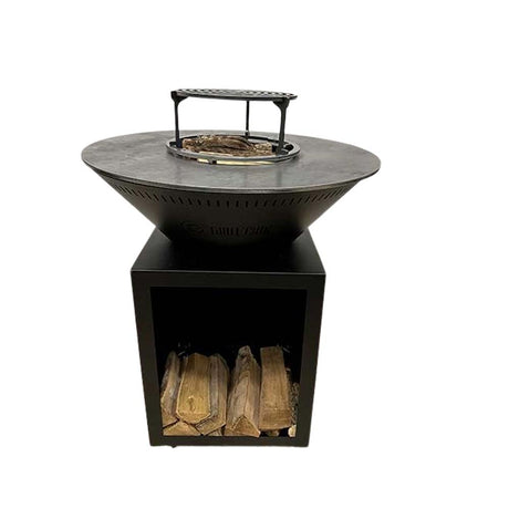 Brasero Classique 80 x 90 cm ACIER avec Grille OFFERTE - GRILL CHIC