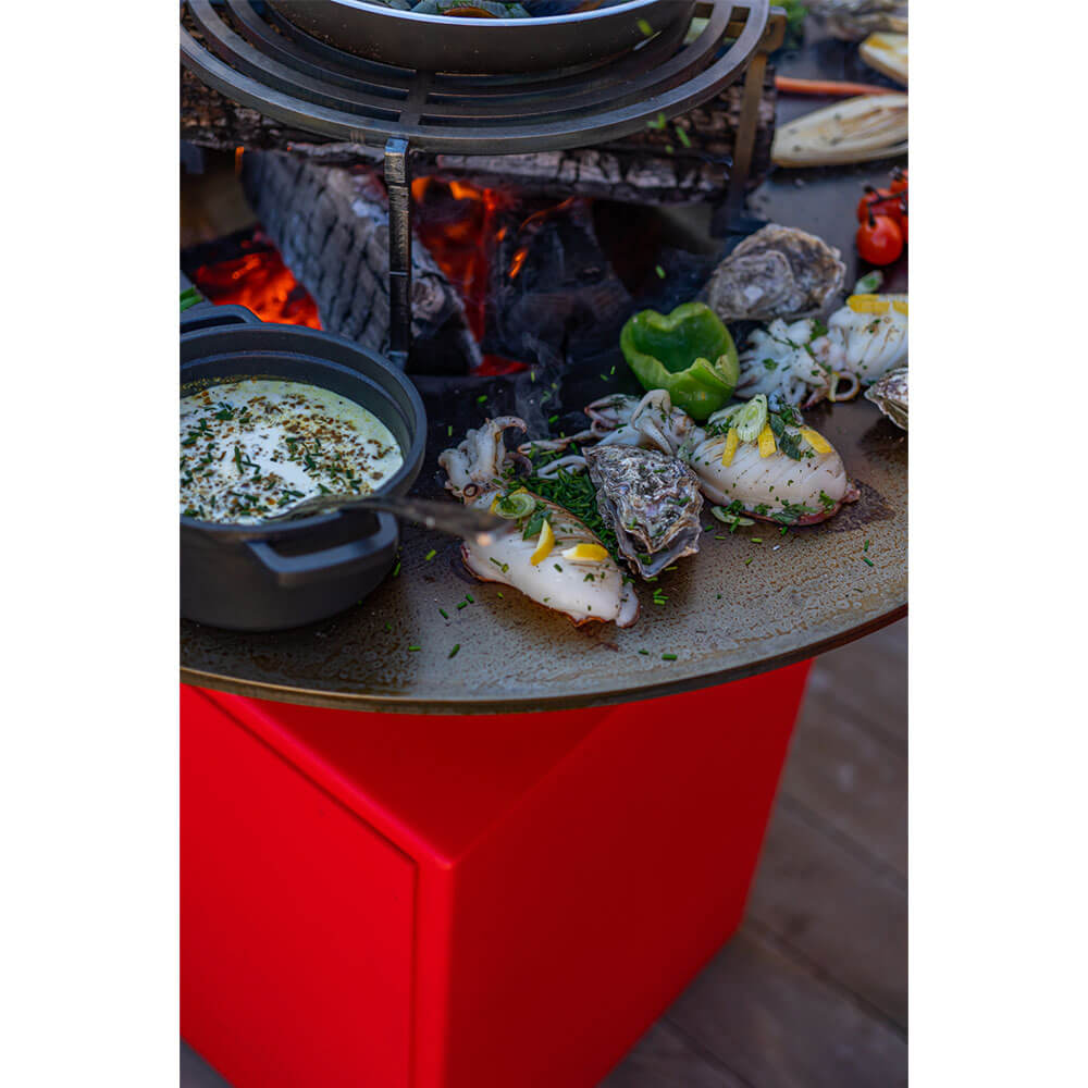 Zoom sur le Brasero Classique 80x90cm ALU - GRILL CHIC