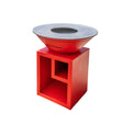 Brasero Classique 80x90cm ALU - GRILL CHIC coloris rouge