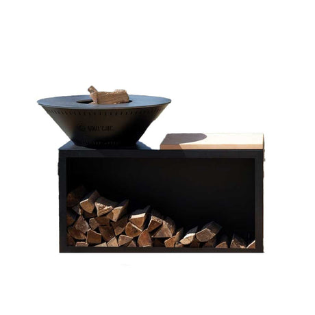 Brasero Traditionnel 80 x 90 cm ACIER avec Grille OFFERTE - GRILL CHIC