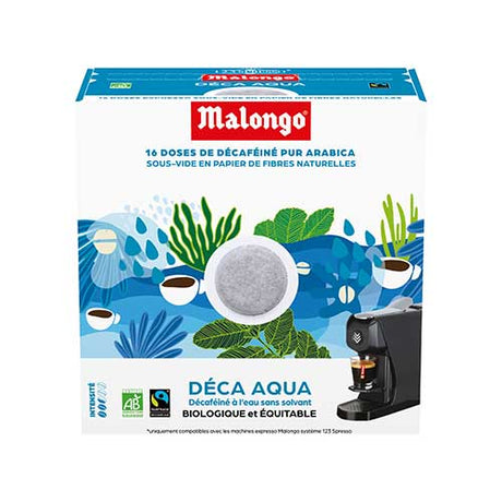 Capsules de café décaféiné Déca Aqua - Machine EOH - MALONGO