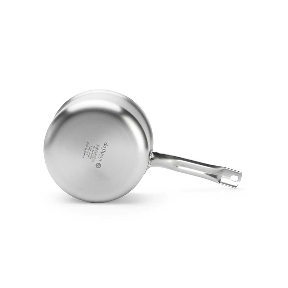 Casserole inox ALCHIMY 18 cm - DE BUYER vue du dessous