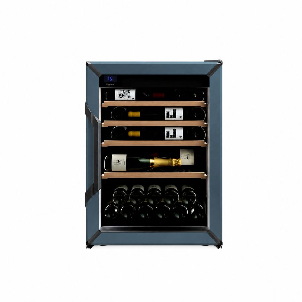 Cave à vin Petit Modèle 50 bouteilles bleue - GOGUETTE