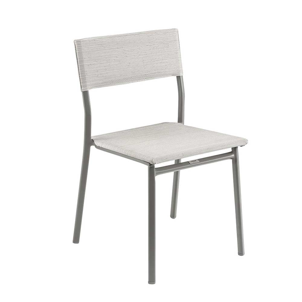Chaise de jardin Oron toile Batyline DUO - LAFUMA galet