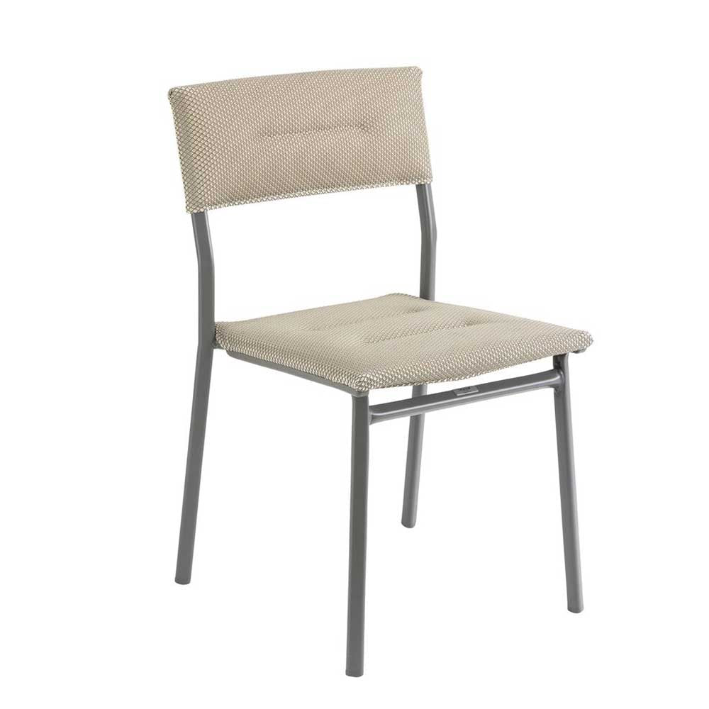 Chaise de jardin Oron toile BeComfort - LAFUMA moka