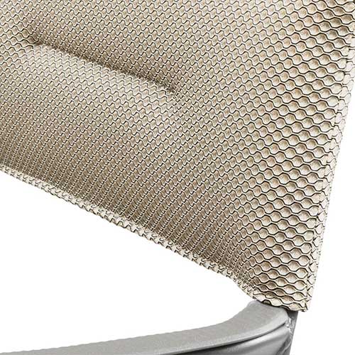 Chaise de jardin Oron toile BeComfort - LAFUMA nid d'abeille