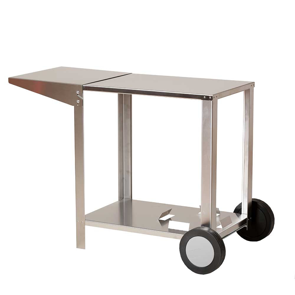 Chariot inox pour plancha 2 feux - PLANCHA TONIO