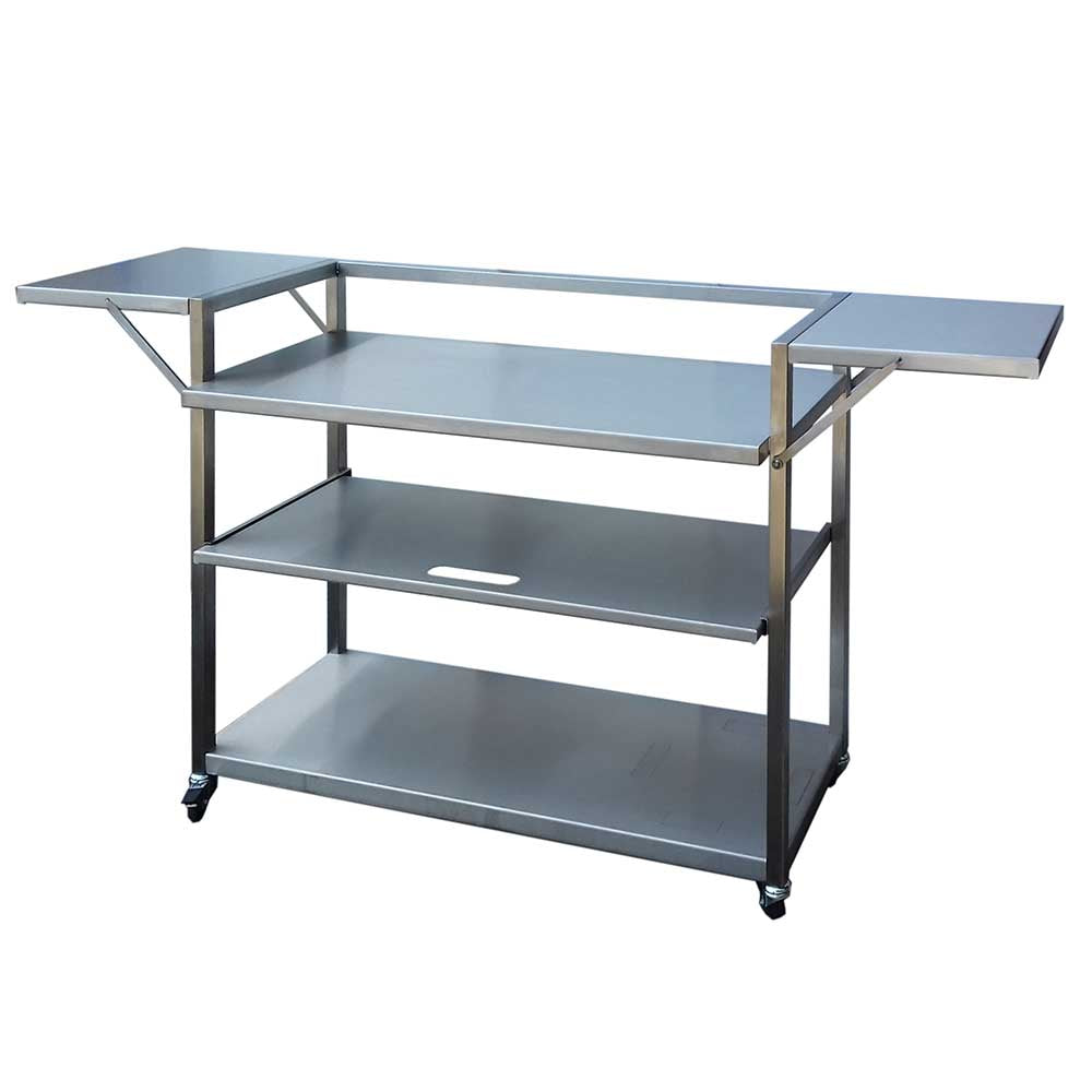 Chariot inox pour plancha 4 feux - PLANCHA TONIO