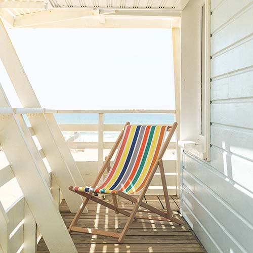 Chilienne GARLIN Ananas - ARTIGA chaise longue toile amovible pour l'extérieur