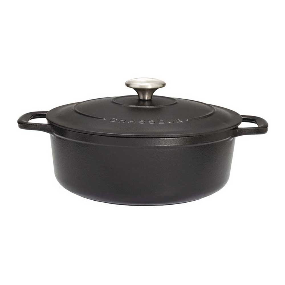 Cocotte Fonte Ovale Noire Le Chasseur Invicta