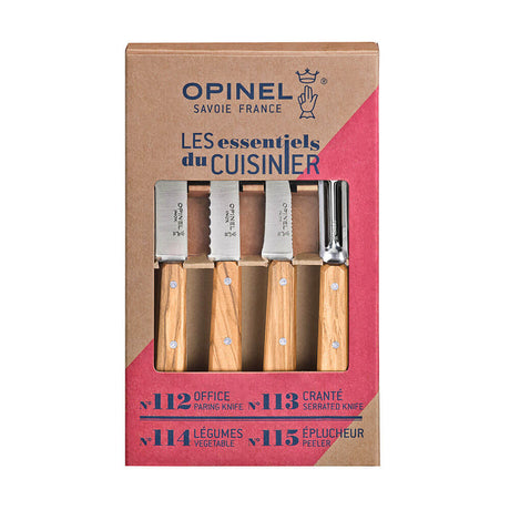 Coffret Les Essentiels Olivier dans l'emballage - OPINEL