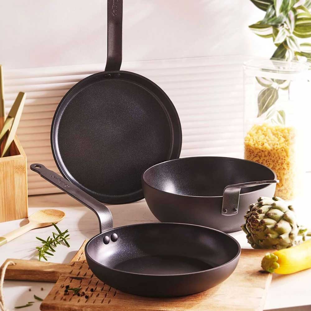 Sauteuse bombée antiadhésive céramique CERANOA - de BUYER pas cher