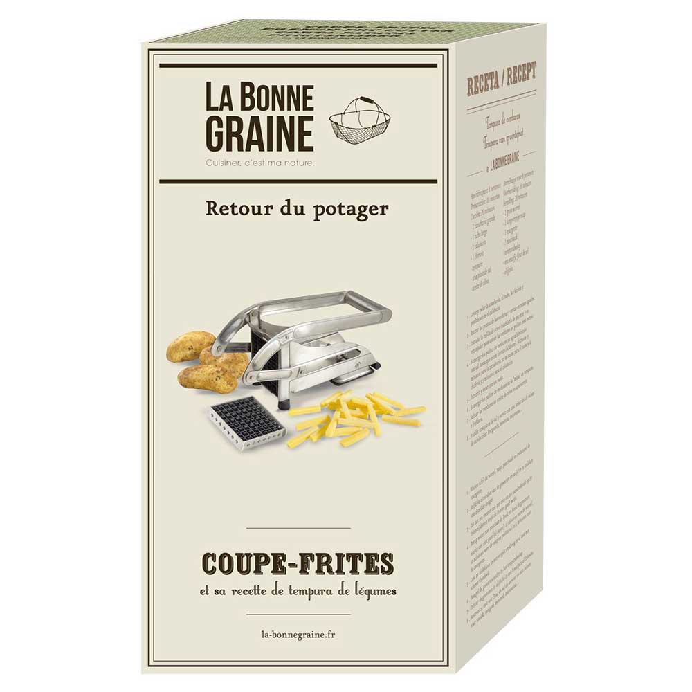 Coupe-Frites ménager inox 2 couteaux - La Bonne Graine en promotion