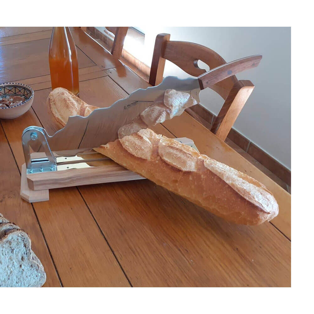 Coupe-Pain lame inox 'Chaîne des Puys' - Au Nain avec du pain