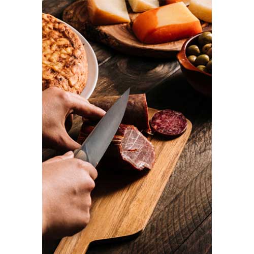 Couteau Chef Solange Manche Platane - GOYON-CHAZEAU en promotion