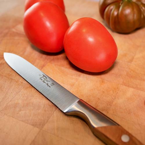 Couteau Tomate à lame crantée 13 cm Le Thiers - GOYON-CHAZEAU