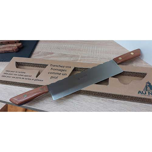 Couteau pour fromage à raclette - Au Nain étui papier