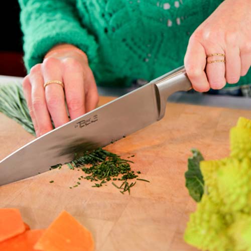 Couteau Cuisine éminceur 20 cm Le Thiers - GOYON-CHAZEAU fabrication artisanale
