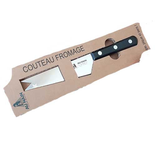 Couteau pour fromage - Au Nain emballage carton coupe, pique et sers