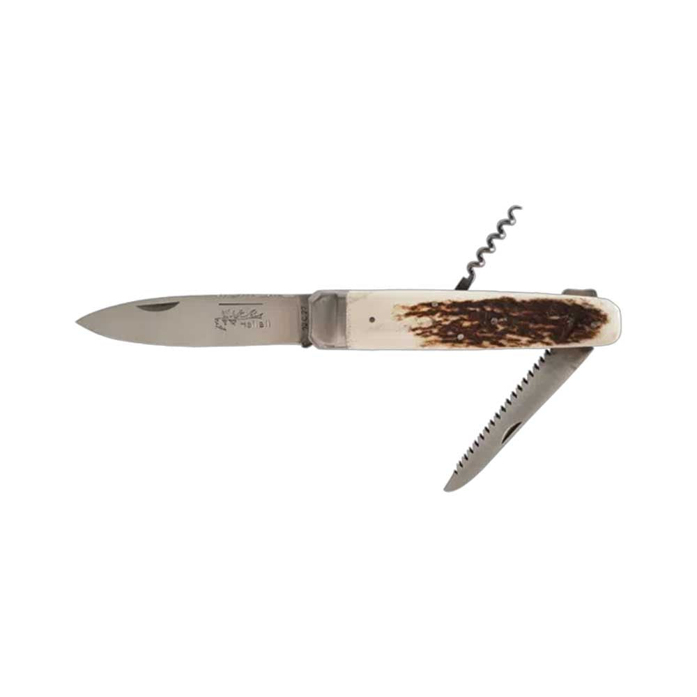 Couteau pliant Hallali Bois de cerf 3 pièces - DOURIS CHASTEL