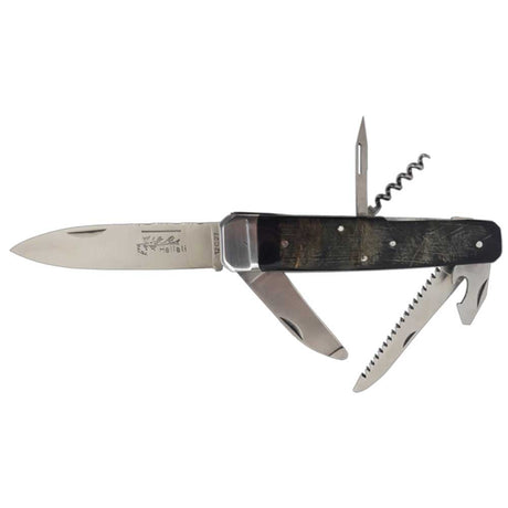 Couteau pliant Hallali Croûte de buffle 6 pièces - DOURIS CHASTEL