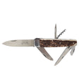 Couteau pliant Hallali Bois de cerf 6 pièces - DOURIS CHASTEL