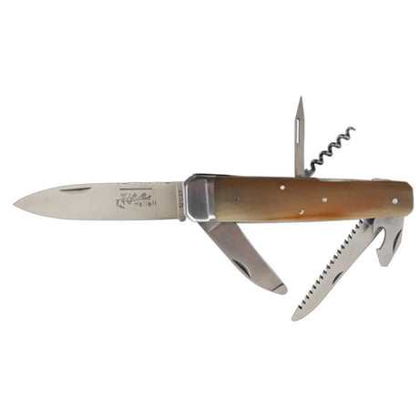 Couteau pliant Hallali Pointe de corne blonde 6 pièces - DOURIS CHASTEL