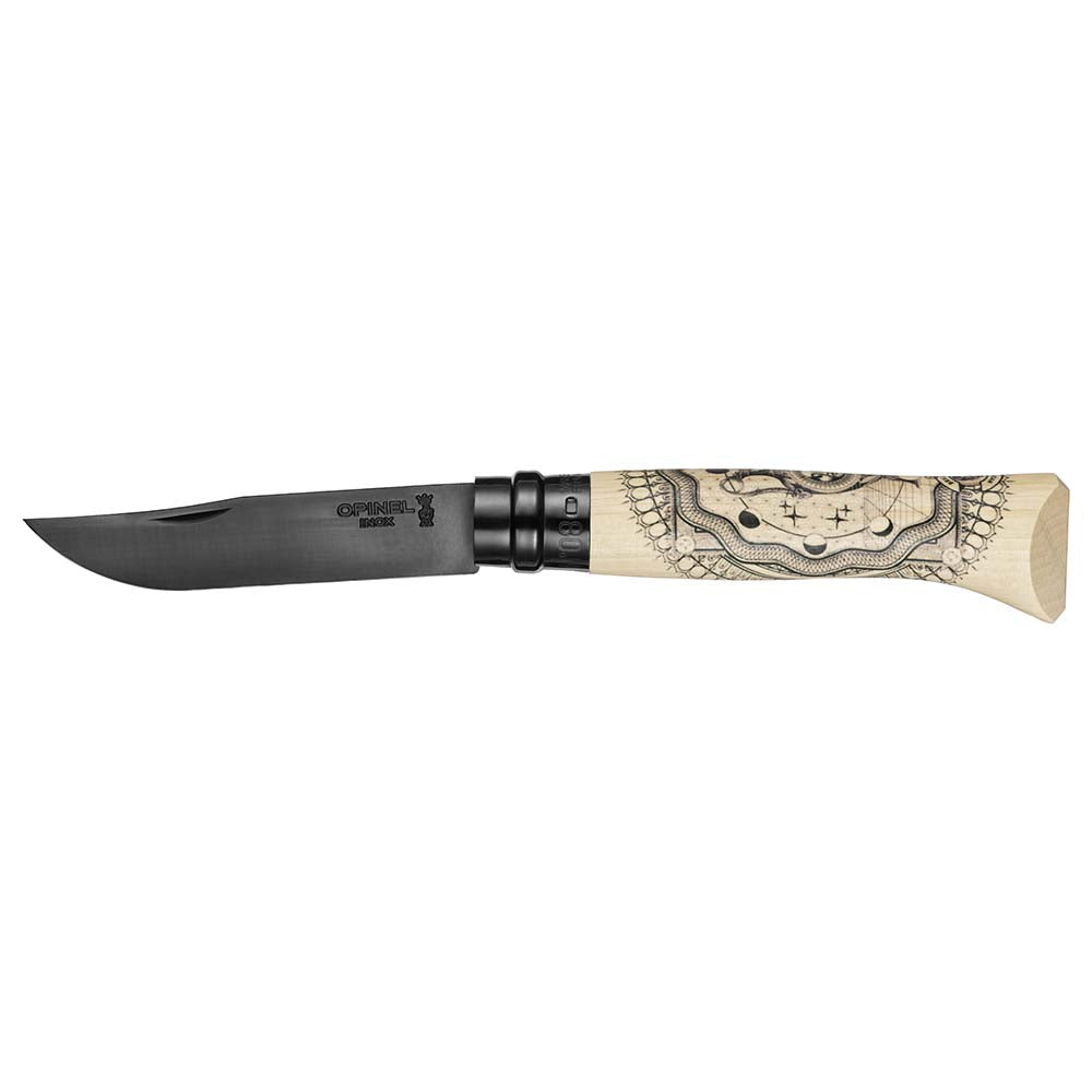 Couteau pliant n°8 Edition Cosmos Benjamin JEAN JEAN - OPINEL manche en bois de charme