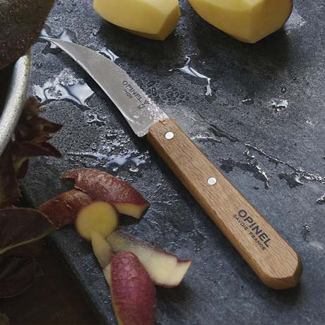Couteau à Légumes Bec oiseau Inox n°114 - OPINEL bois de hêtre français