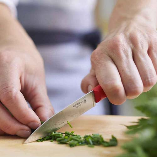 Couteau Office Essentiel n°312 - OPINEL rouge couteau de cuisine