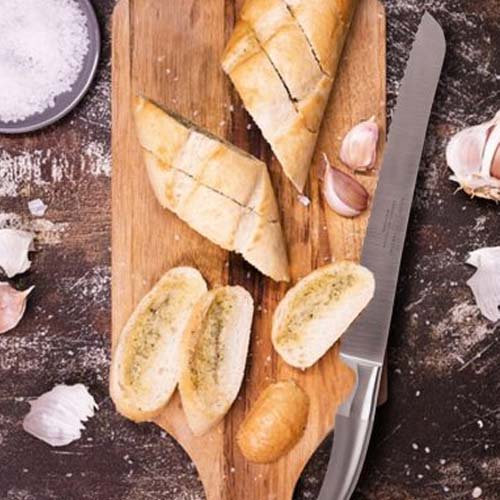 Couteau à Pain Styl'Ver - GOYON-CHAZEAU inox double émouture fabrication artisanale