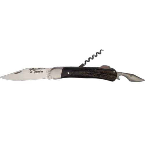 Couteau pliant Le Pionnier Chasse Croûte de buffle 3 pièces - DOURIS CHASTEL