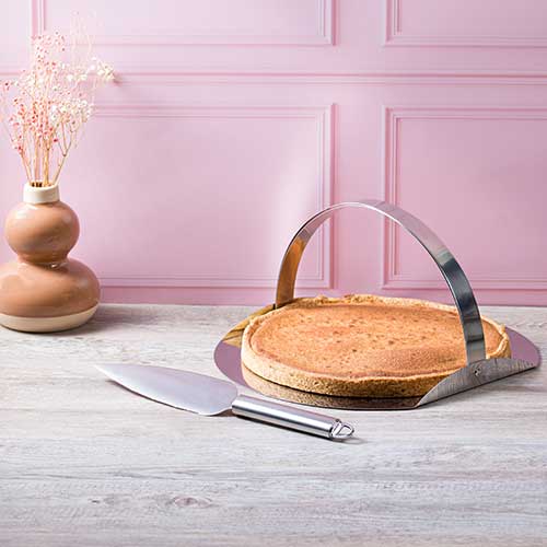 Couteau à tarte - CRISTEL INOX côté à dents crantés