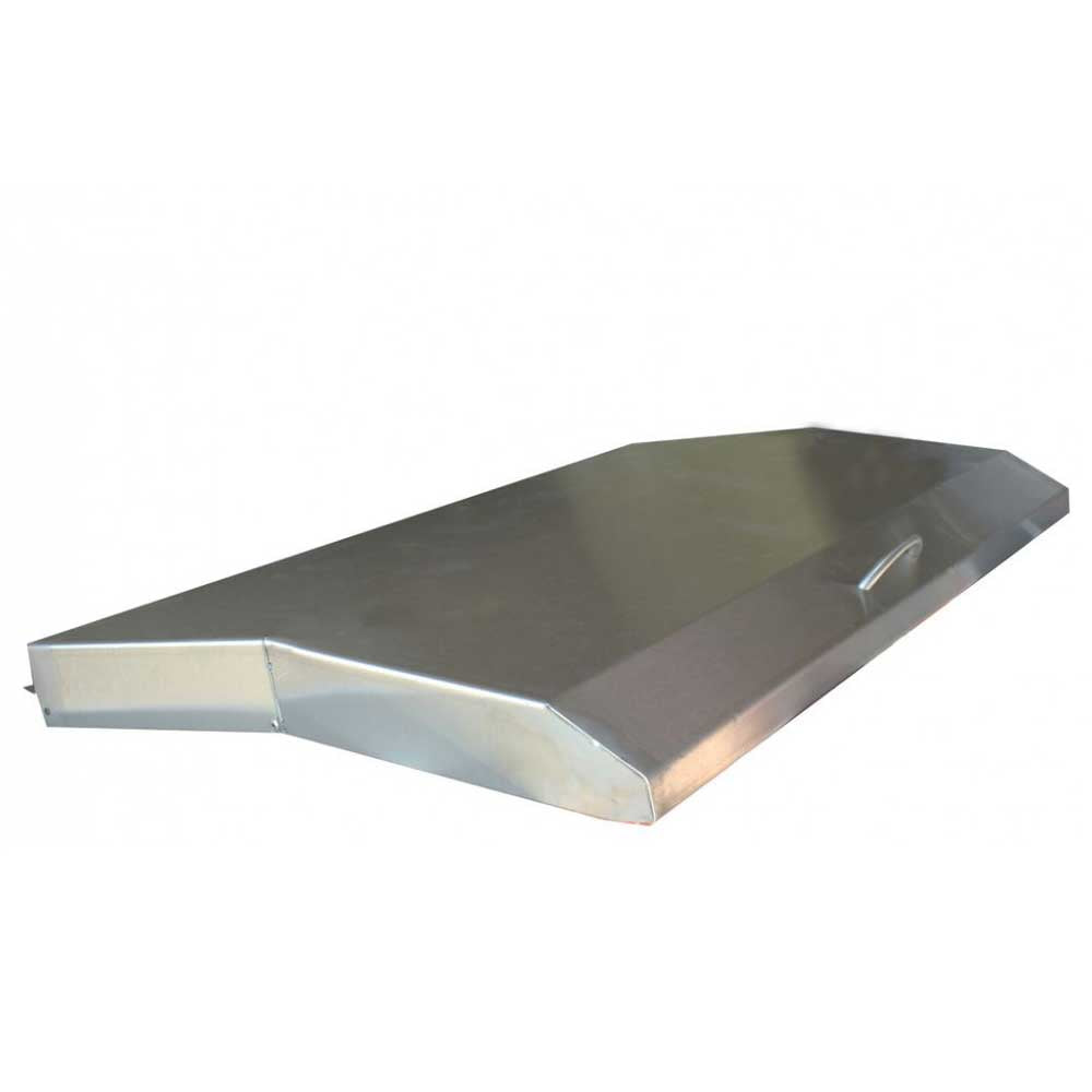 Couvercle en inox pour plancha IBANEZ 2 feux - PLANCHA TONIO