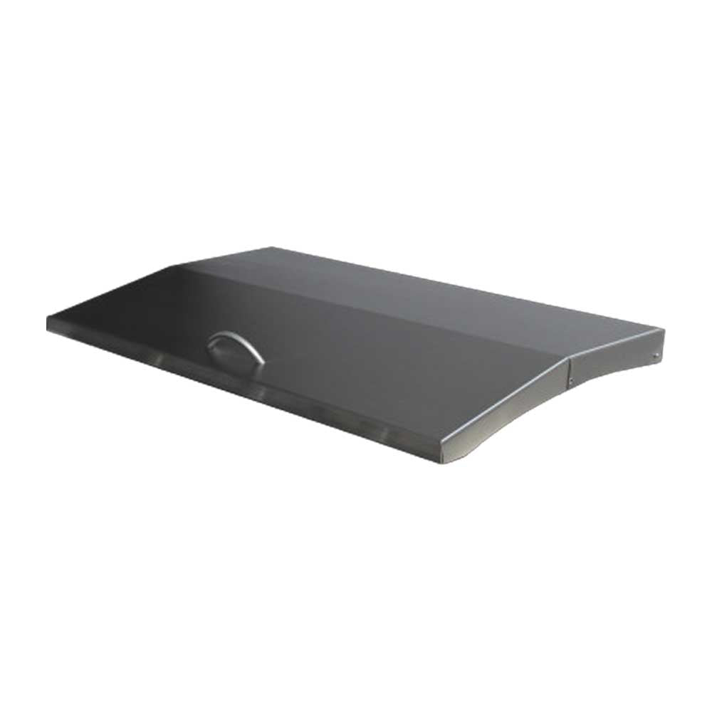 Couvercle en inox pour plancha LAGOA 2 feux - PLANCHA TONIO