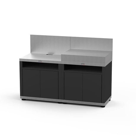 Cuisine 2 Eléments avec Crédence Duo - LE MARQUIER