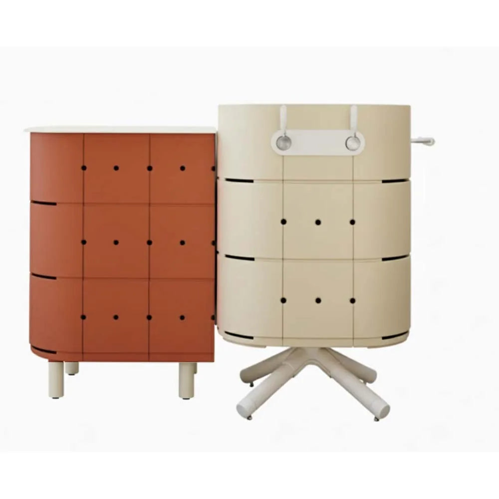 Cuisine Duo MARCEL Charbon + meuble JEAN - ALUVY terracotta champagne