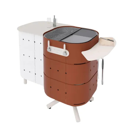 Cuisine Duo MARCEL Charbon + meuble JEAN - ALUVY accessoires