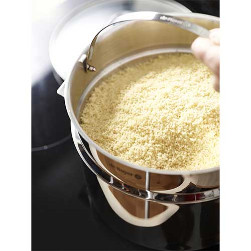 Cuit-vapeur en inox 24 cm - DE BUYER en promo