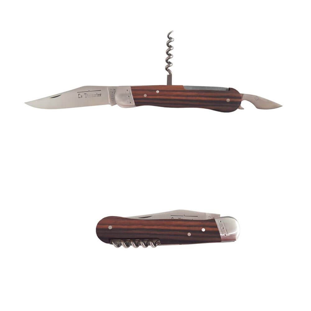 Couteau pliant Le Pionnier Bois de Violette 3 pièces - DOURIS CHASTEL
