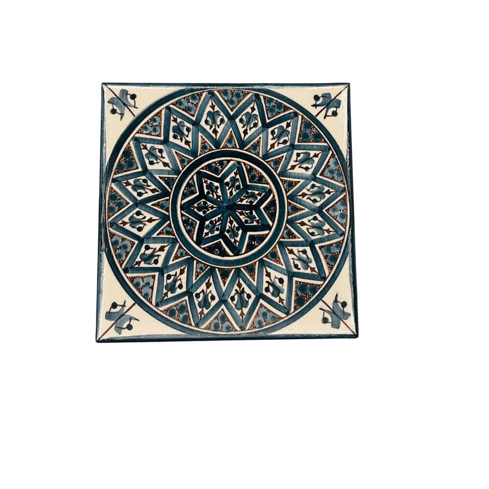 Vue du dessus du Dessous de Plat Losange - Soeurs de Bethléem